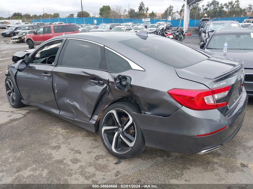 2018 HONDA ACCORD VIN: 1HGCV1F39JA219221
