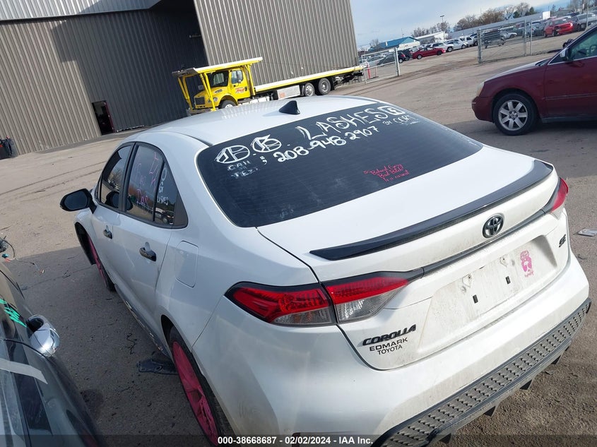 VIN 5YFS4MCE8MP078968 2021 TOYOTA COROLLA SE NIGHTSHADE EDITION
