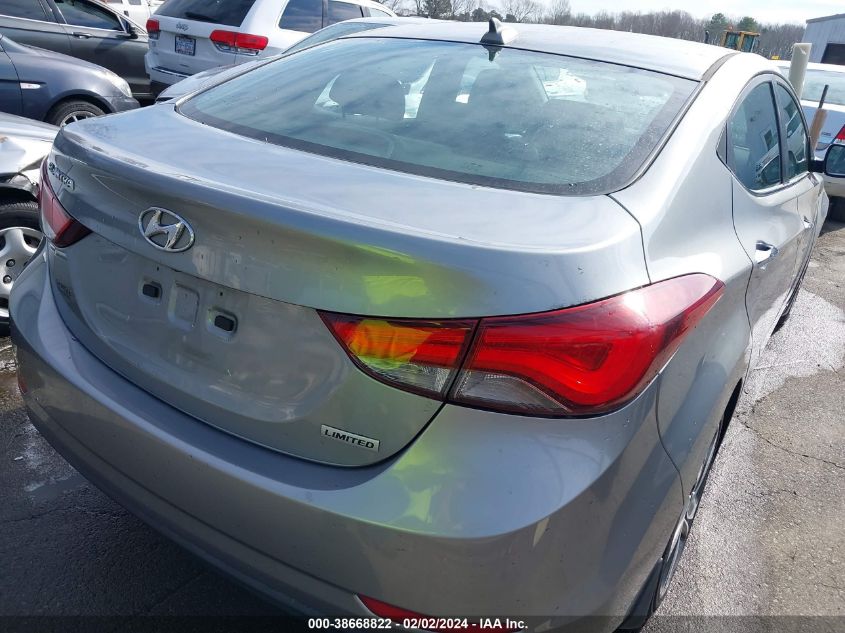 2016 HYUNDAI ELANTRA LIMITED - KMHDH4AE8GU522952