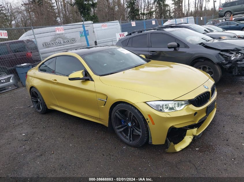 2015 BMW M4 VIN: WBS3R9C5XFK333276 Lot: 38668883