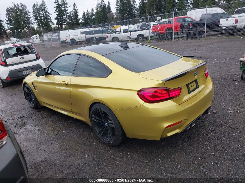 2015 BMW M4 VIN: WBS3R9C5XFK333276 Lot: 38668883