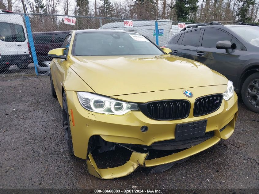 2015 BMW M4 VIN: WBS3R9C5XFK333276 Lot: 38668883