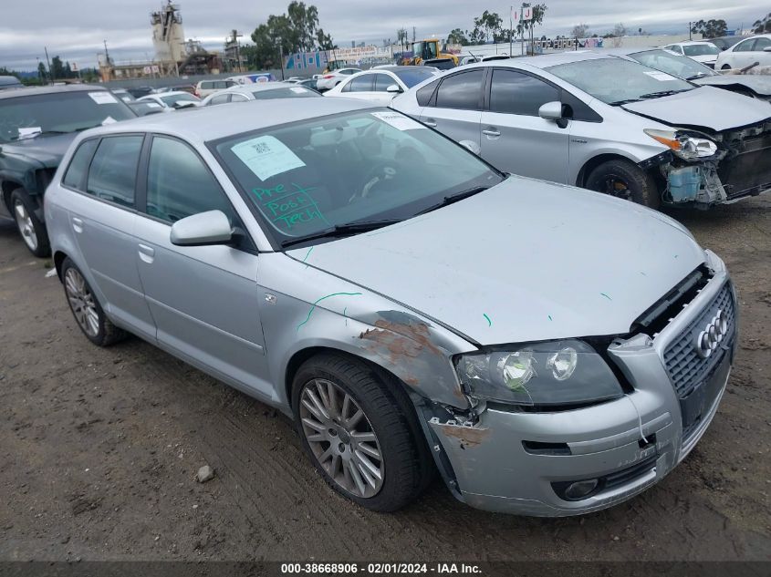 2007 Audi A3 2.0T VIN: WAUNF78P97A093908 Lot: 38668906