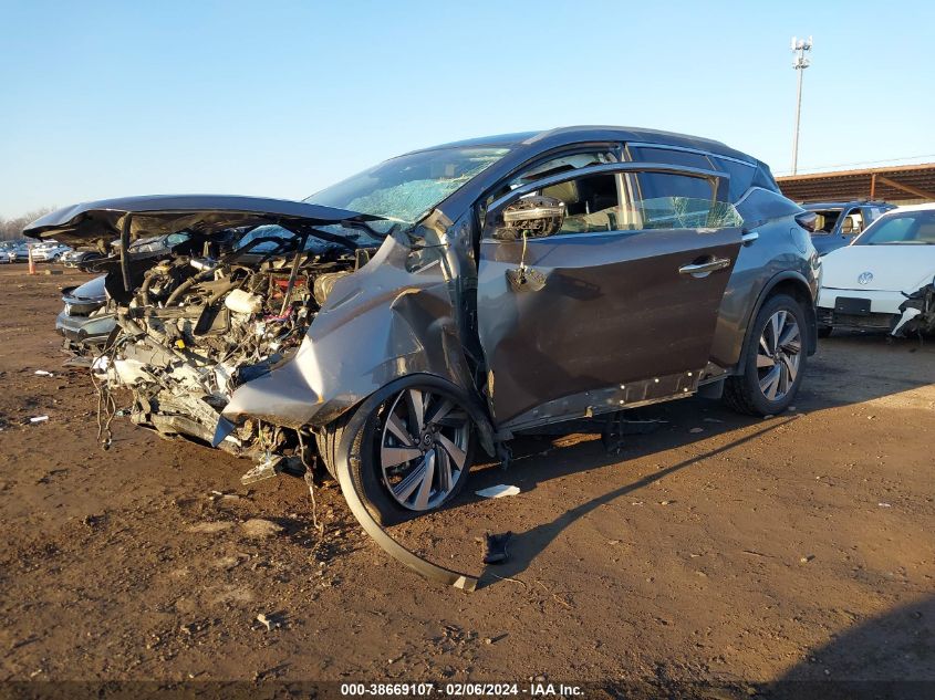 2021 Nissan Murano Sl Intelligent Awd VIN: 5N1AZ2CS2MC118747 Lot: 38669107