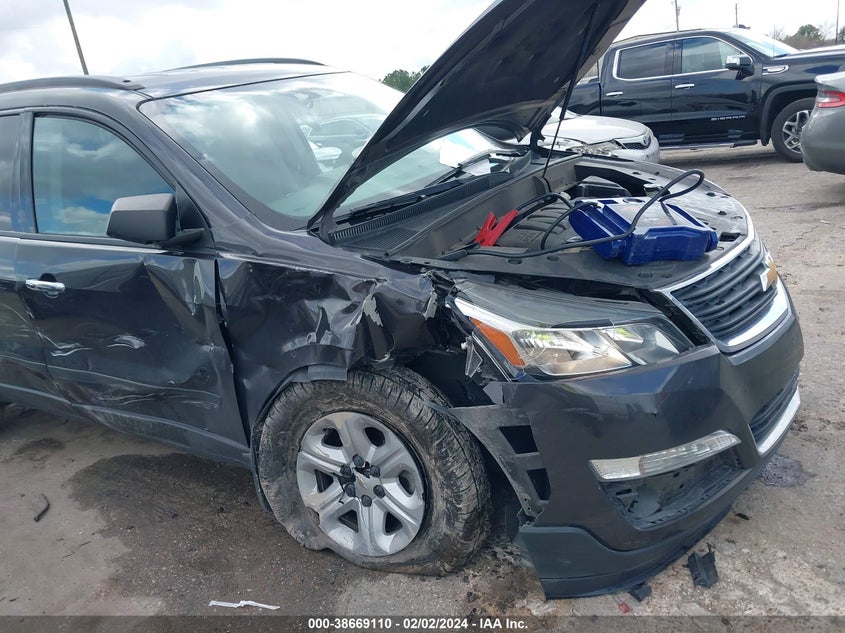 2017 CHEVROLET TRAVERSE LS - 1GNKRFKDXHJ324555