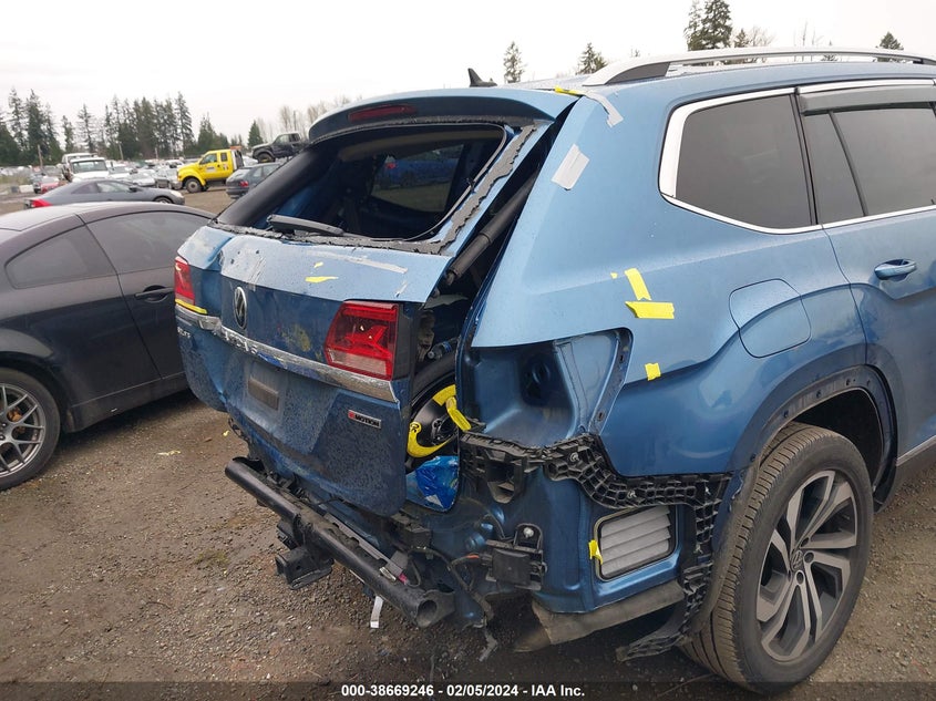 VIN 1V2TR2CA7MC501909 2021 VOLKSWAGEN ATLAS 3.6L V6 SEL PREMIUM