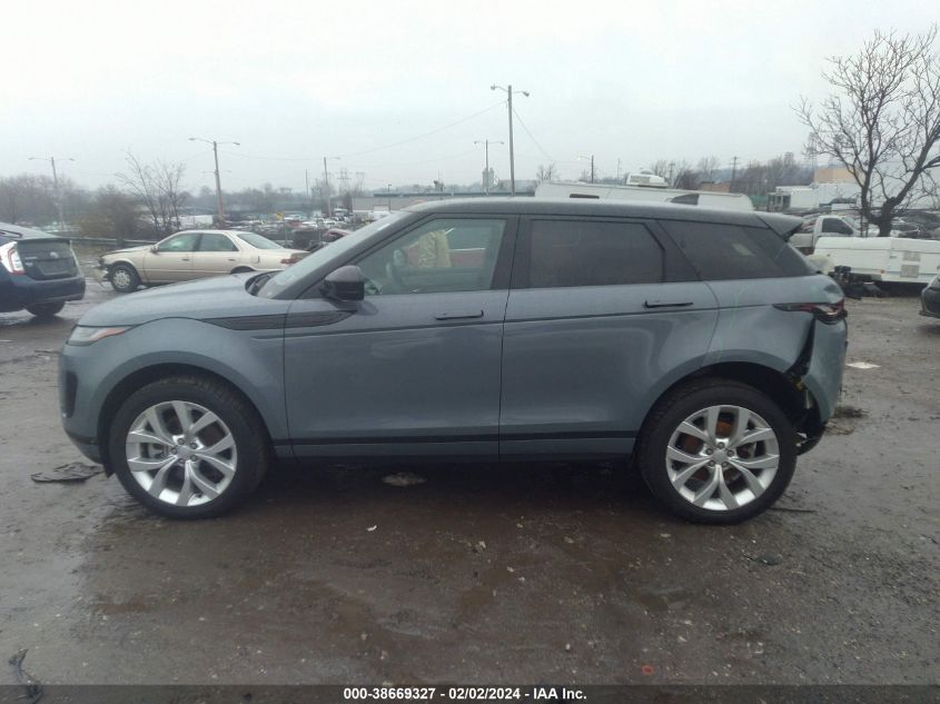 2022 Land Rover Range Rover Evoque Se VIN: SALZP2FX8NH165976 Lot: 38669327