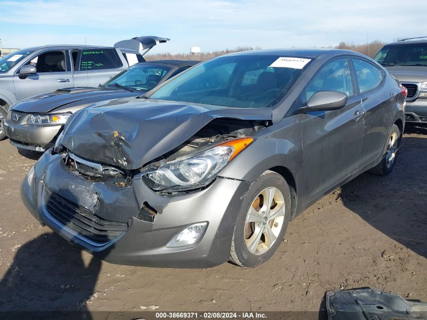 2013 Hyundai Elantra Gls VIN: 5NPDH4AE7DH218246 Lot: 38669371