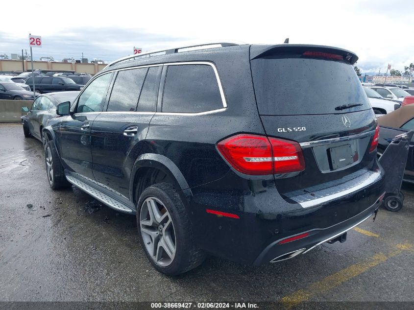 2017 Mercedes-Benz Gls 550 4Matic VIN: 4JGDF7DE4HA917832 Lot: 38669427