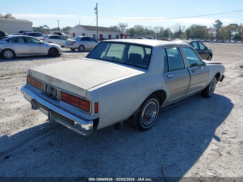 1984 Chevrolet Caprice Classic VIN: 2G1AN69H4E9184155 Lot: 38669826
