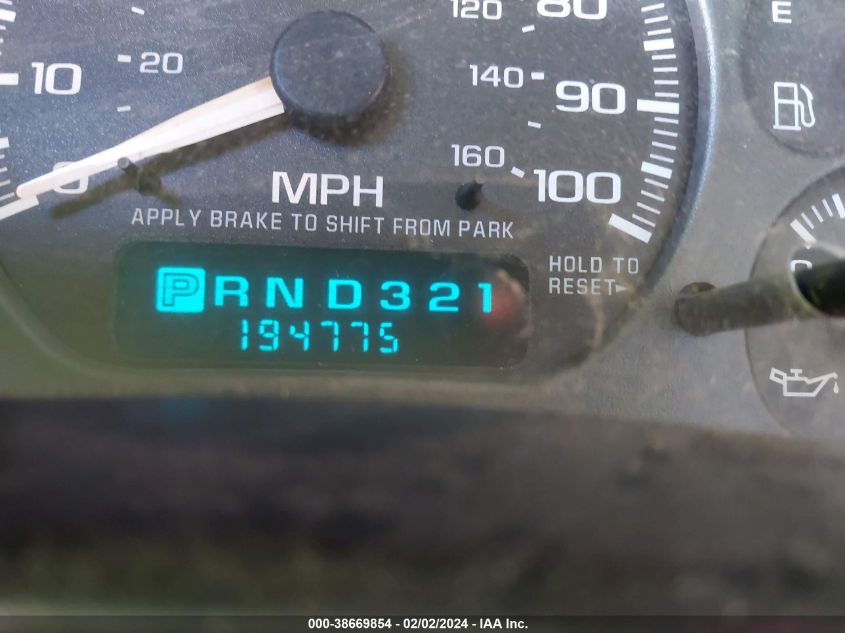 2002 Chevrolet Silverado C2500 Heavy Duty VIN: 1GBHC24U42E245882 Lot: 38669854