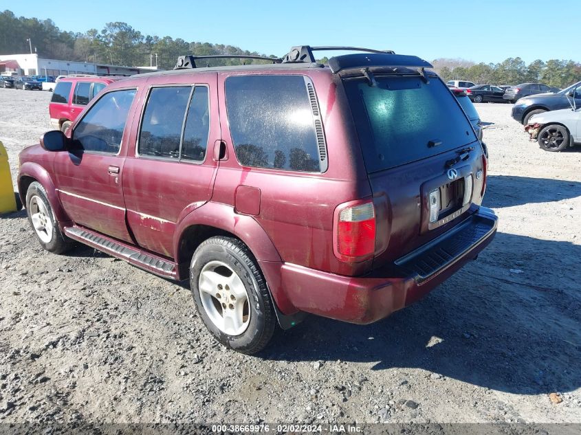 2002 Infiniti Qx4 Luxury VIN: JNRDR09YX2W261300 Lot: 38669976