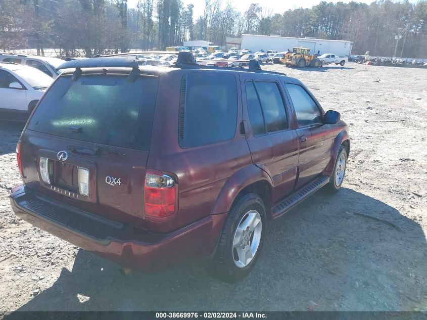 2002 Infiniti Qx4 Luxury VIN: JNRDR09YX2W261300 Lot: 38669976