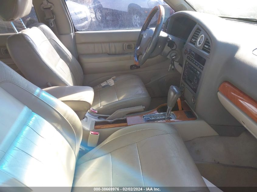 2002 Infiniti Qx4 Luxury VIN: JNRDR09YX2W261300 Lot: 38669976