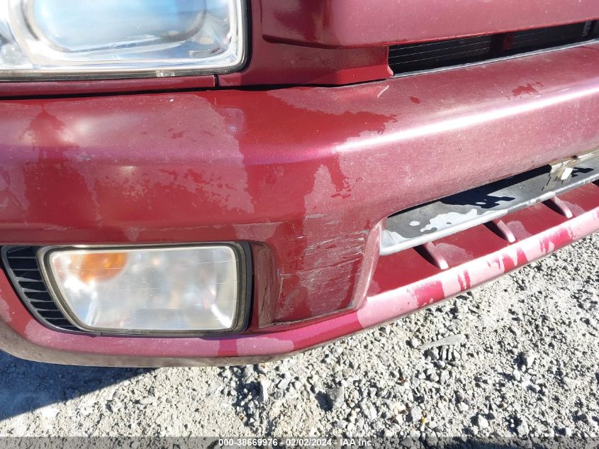 2002 Infiniti Qx4 Luxury VIN: JNRDR09YX2W261300 Lot: 38669976