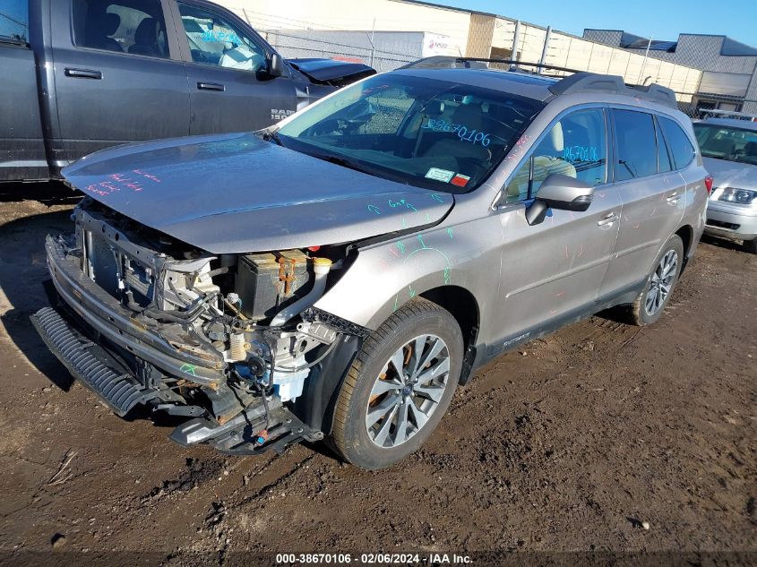 2016 Subaru Outback 2.5I Limited VIN: 4S4BSANC7G3266387 Lot: 38670106