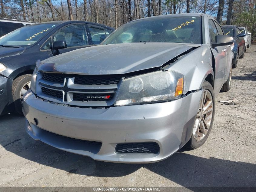 2014 Dodge Avenger Se VIN: 1C3CDZAG6EN173943 Lot: 38670596