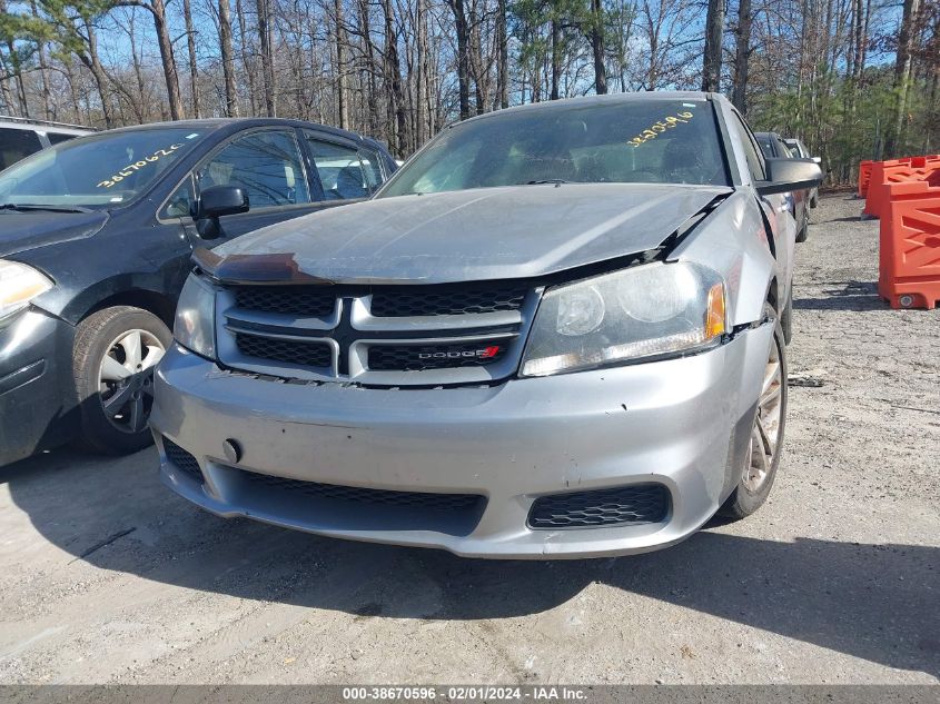 2014 Dodge Avenger Se VIN: 1C3CDZAG6EN173943 Lot: 38670596