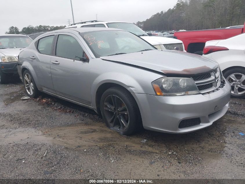 2014 Dodge Avenger Se VIN: 1C3CDZAG6EN173943 Lot: 38670596