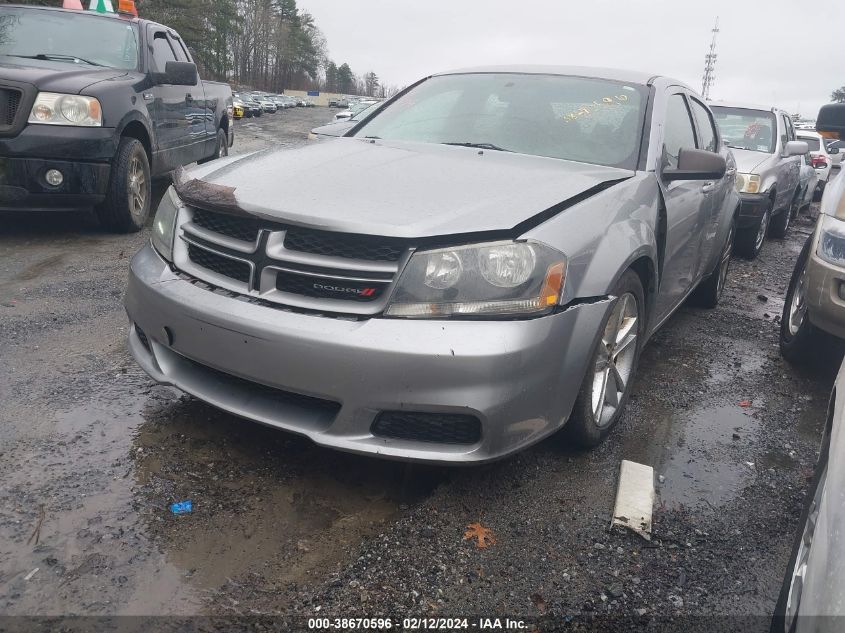 2014 Dodge Avenger Se VIN: 1C3CDZAG6EN173943 Lot: 38670596