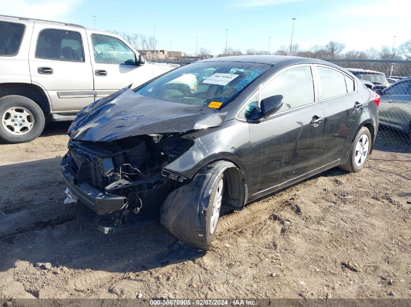 2016 Kia Forte Lx VIN: KNAFX4A67G5570569 Lot: 38670905