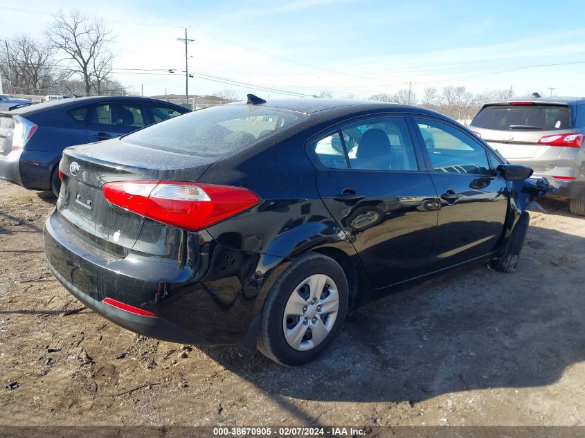 2016 Kia Forte Lx VIN: KNAFX4A67G5570569 Lot: 38670905