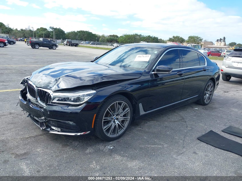 2018 BMW 750I VIN: WBA7F0C50JGM23963 Lot: 38671253