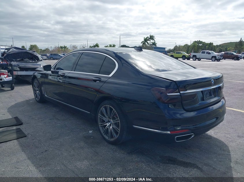 2018 BMW 750I VIN: WBA7F0C50JGM23963 Lot: 38671253