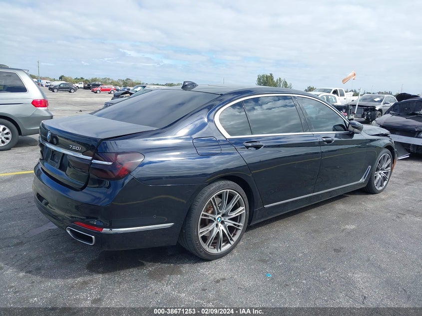 2018 BMW 750I VIN: WBA7F0C50JGM23963 Lot: 38671253