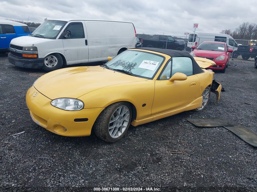 2002 Mazda Mx-5 Miata Cloth/Ls/Se VIN: JM1NB353920225296 Lot: 38671308