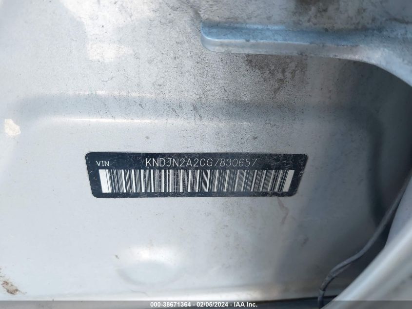 KNDJN2A20G7830657 2016 Kia Soul