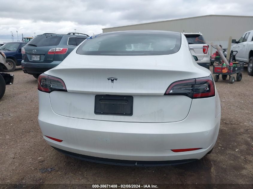 2023 Tesla Model 3 Rear-Wheel Drive VIN: 5YJ3E1EA6PF437650 Lot: 38671408