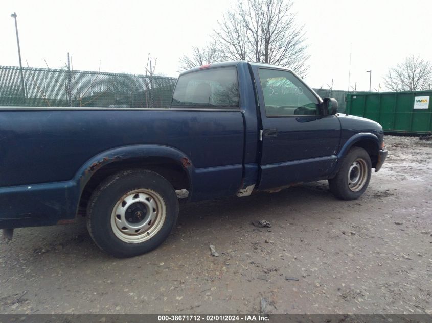 2003 Chevrolet S-10 VIN: 1GCCS14H438278208 Lot: 38671712