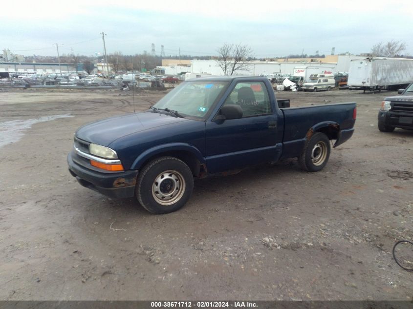 2003 Chevrolet S-10 VIN: 1GCCS14H438278208 Lot: 38671712