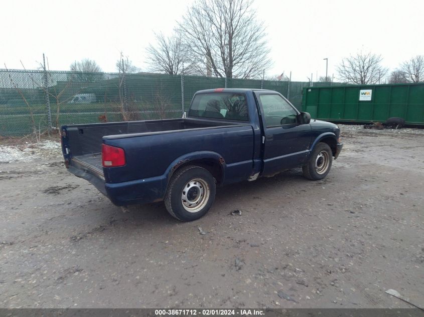 2003 Chevrolet S-10 VIN: 1GCCS14H438278208 Lot: 38671712