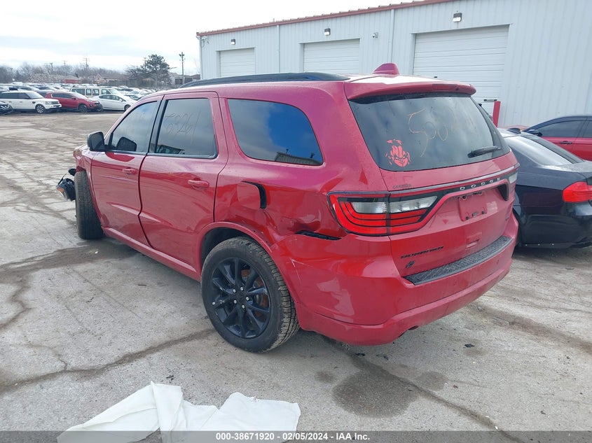 VIN 1C4RDJDG5JC116836 2018 DODGE DURANGO GT