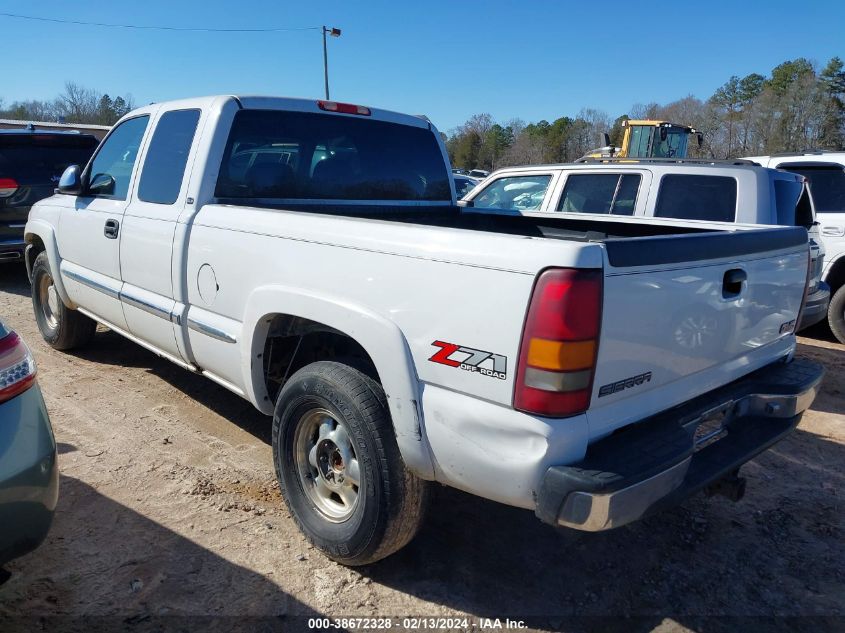 2001 GMC Sierra 1500 Sle VIN: 2GTEK19T311345855 Lot: 38672328