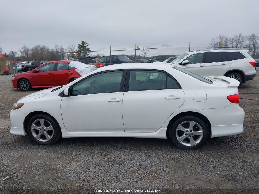 2011 Toyota Corolla S VIN: 2T1BU4EE9BC627524 Lot: 38672402