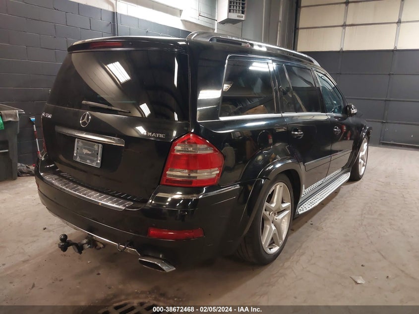 2008 Mercedes-Benz Gl 550 4Matic VIN: 4JGBF86EX8A354666 Lot: 38672468