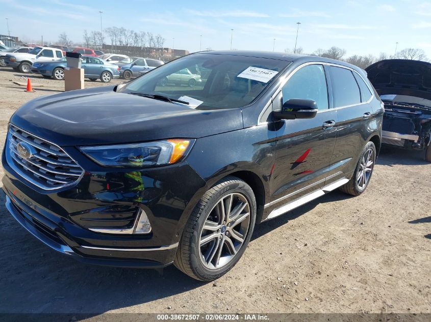 2FMPK4K99KBB21120 2019 FORD EDGE, photo no. 2