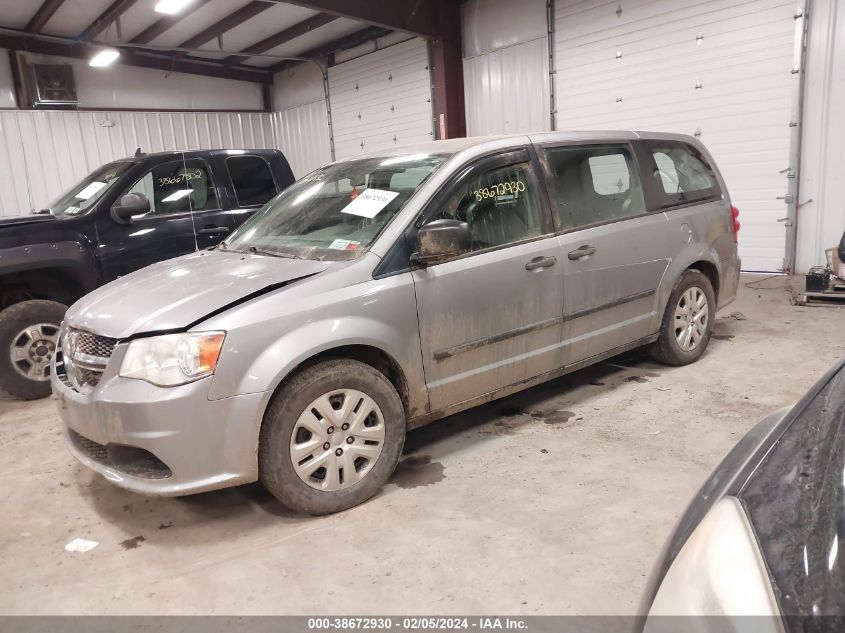 2014 Dodge Grand Caravan Avp/Se VIN: 2C4RDGBG7ER102035 Lot: 38672930