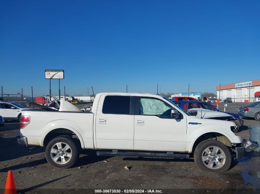 2013 FORD F-150 LARIAT - 1FTFW1EF6DKD20185