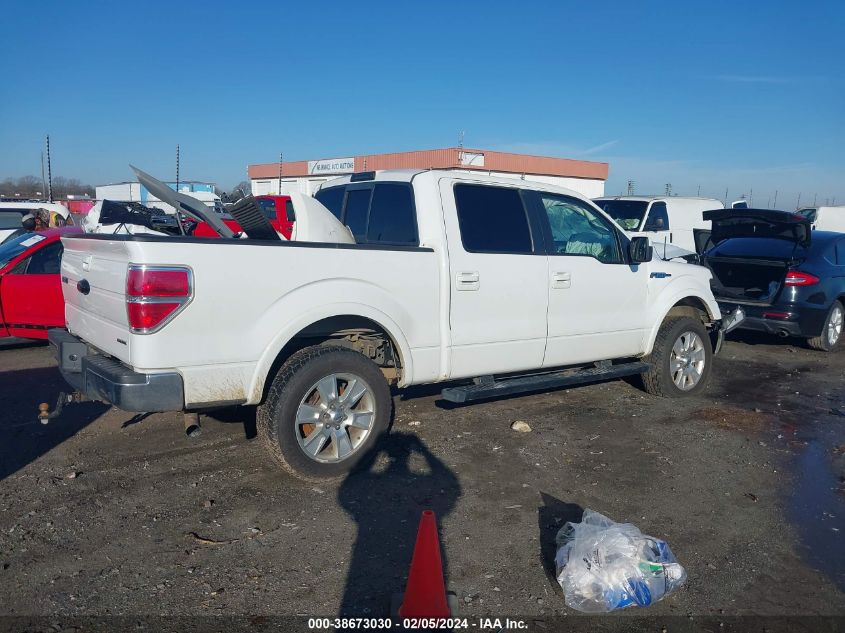 2013 Ford F-150 Lariat VIN: 1FTFW1EF6DKD20185 Lot: 38673030