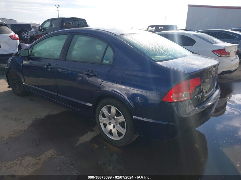 2008 HONDA CIVIC VIN: 2HGFA16538H532433