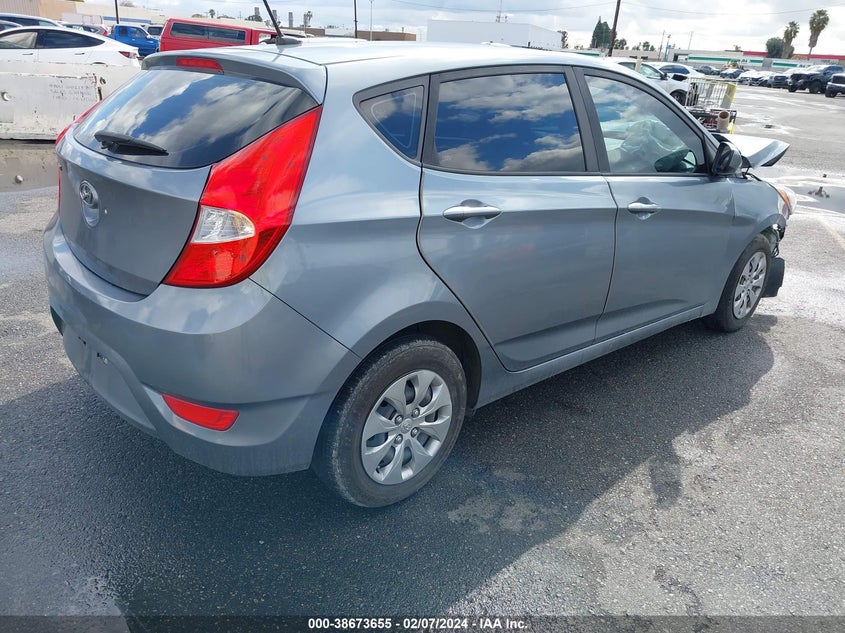 VIN KMHCT5AE5HU354091 2017 HYUNDAI ACCENT SE