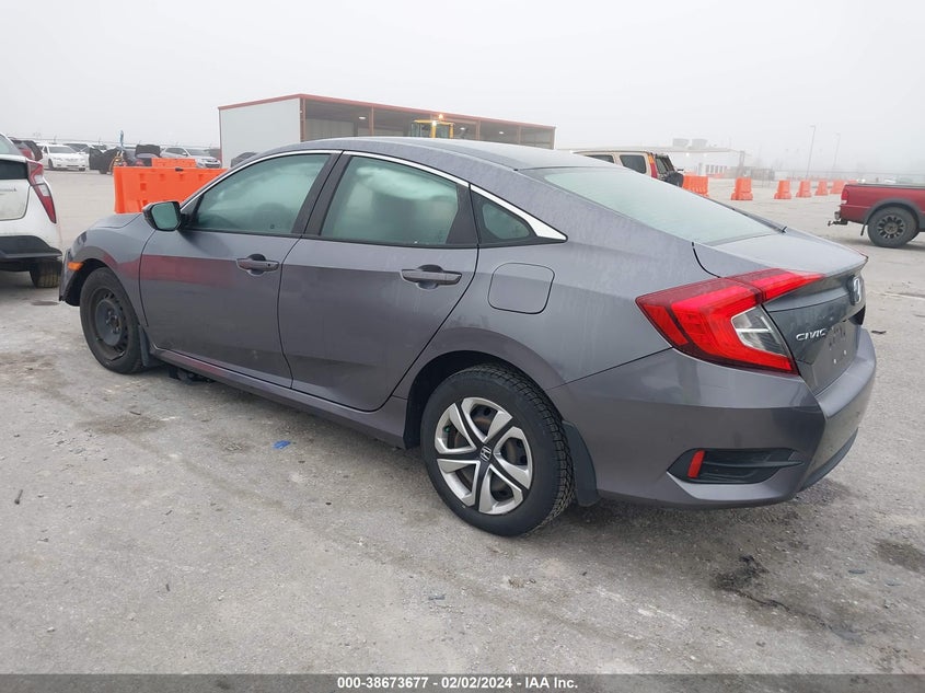 2017 HONDA CIVIC VIN: 19XFC2F52HE077228