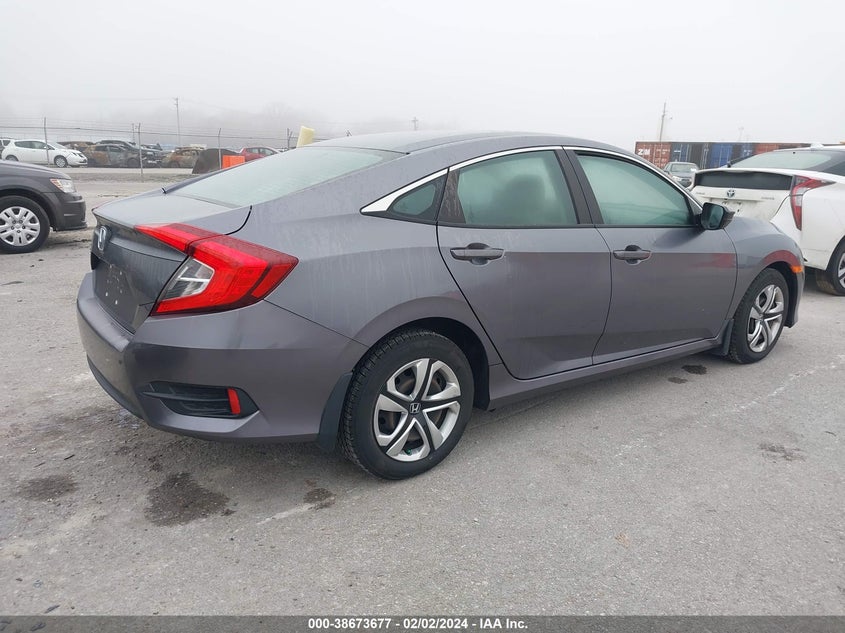 2017 HONDA CIVIC VIN: 19XFC2F52HE077228