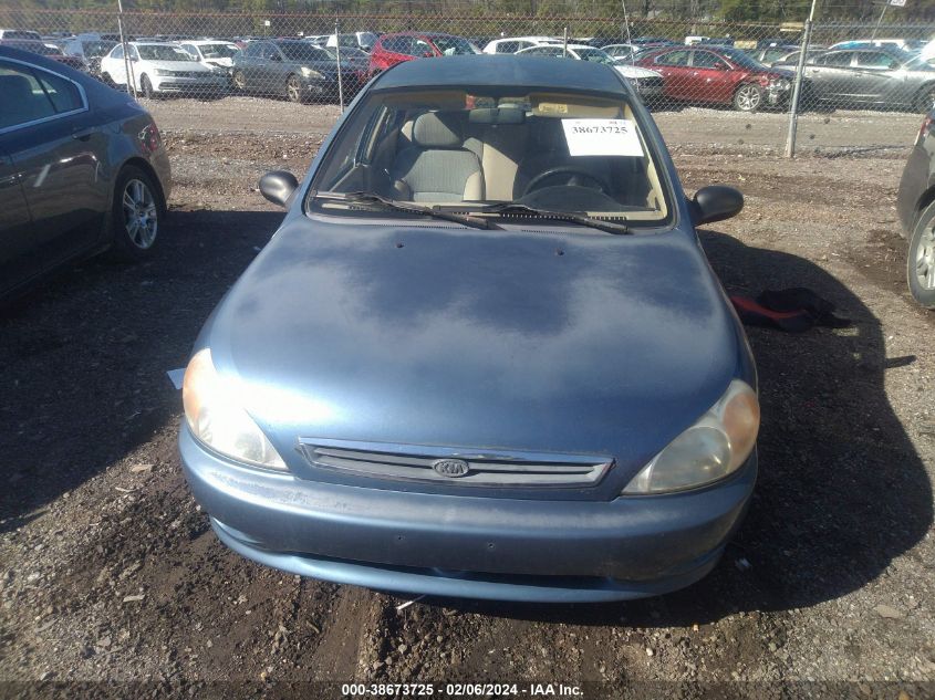 KNADC123016031346 2001 Kia Rio