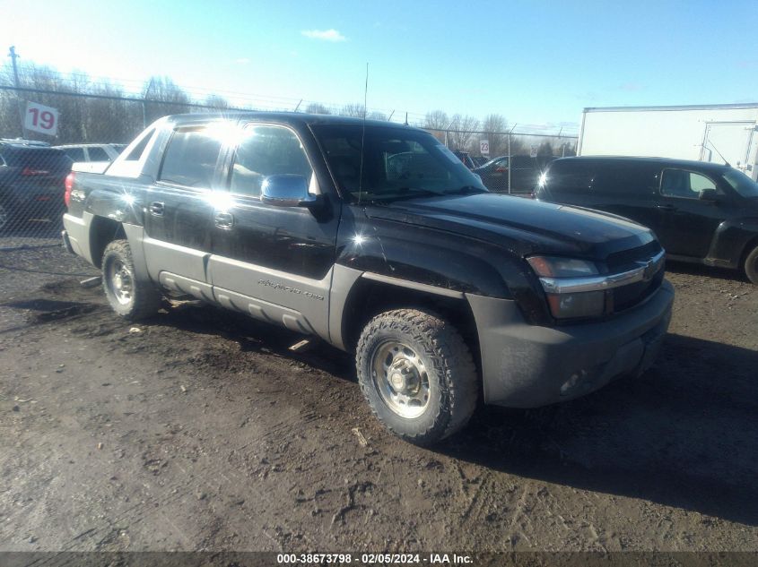 2002 Chevrolet Avalanche 2500 VIN: 3GNGK23G12G232755 Lot: 38673798