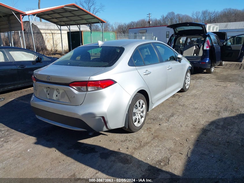 VIN JTDEPMAE3N3029517 2022 TOYOTA COROLLA LE